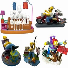 NEW The Simpsons Hamilton 5 Figures Lot Homer Asleep Couch Skeleton Rebel Donut picture
