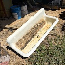 American Standard Cast Iron Bathtub, White Rectangular Bathroom Tub picture