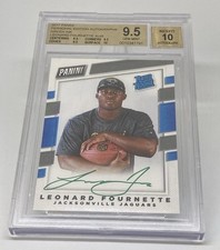 LEONARD FOURNETTE 2017 RC GRN  Ink Auto #5/5 BGS ALL 9.5 /10 POP 1 picture