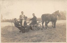 G68/ Occupational Photograph Non-Postcard c1910 Farming Plow Farmers 6 picture