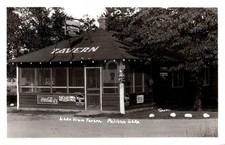 Pelican Lake WI Wisconsin View, Tavern 1940s RPPC Photo Postcard COPY picture