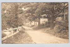 Lake Lamoka Tyrone NY Cottages Vintage RPPC Postcard Early 1900s picture