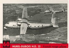 HUREL-DUBOIS H.D. 32 1956 TOPPS JETS #60 picture