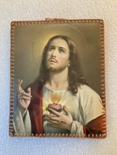 Vintage Catholic Jesus 8”X10” Print- N.G. Basevi - Sisters of Misericordia Hosp. picture