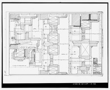 Atlanta Georgia Clark Howell Homes Community Center 1940 Door 9 Drawing picture