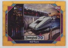 2025 Topps Disneyland 70th Anniversary Then & Now Gold Foil /50 Star Tours 5m1 picture