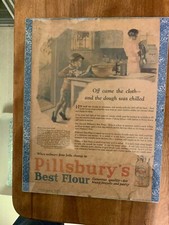 October 1927 Pillsbury's Best Flour Magazine Ad - Framed picture