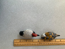 VINTAGE MINIATURE ENESCO HAND-PAINTED DUCK FIGURINES DATED 1983 picture