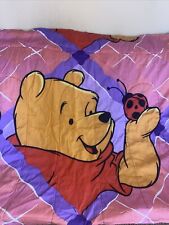 Vintage 90s Disney Winnie The Pooh Tigger Ladybug Complete Twin Set Reversible picture