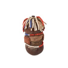 Nyamwezi Beaded Fertility Doll Gourd with Shells Tanzania picture