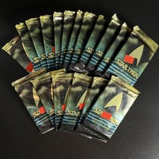 1996 Fleer/SkyBox Star Trek TCG Booster Packs - LOT of 18 - Sealed/ New picture