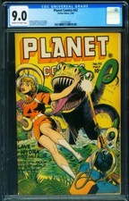 Planet #42 CGC 9.0 1946-Fiction House-Good Girl art-Golden-Age 1253225002 picture