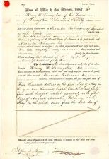 1843 Bond Henry W. Livingston to Alexander Robinson $5000 – Columbia County NY picture