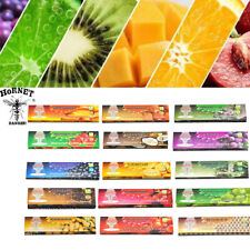 15 Packs HORNET King Size Classic Mixed Fruit Flavors Cigarette Rolling Papers picture