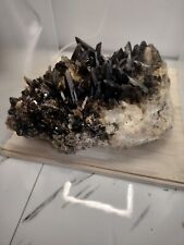 15.7lb Large Natural Black Quartz Crystal Cluster Rough Specimen Healing Stone picture
