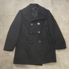 Vtg 1967 US Navy Kersey Wool Peacoat Men's Size 42 L Vietnam Era USN Issued picture