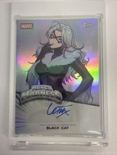 2026 Topps Neon Marvel Black Cat Leirix Auto Manga Madness Holofoil #MMA-8 picture