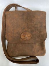 HAVERSACK WAXED COWHIDE LEATHER MUZZLELOADER POSSIBLES BAG US MADE  picture