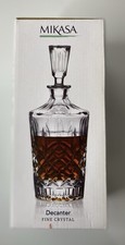 Mikasa Fine Crystal Heavy Whiskey Decanter with Stopper NEW 2016 picture