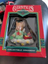 Vintage Rare 1993 Matrix Christmas Collections ANGEL MOUSE On A Cloud Ornament  picture