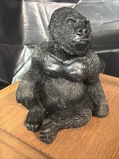Living Stone Gorilla Figurine Adult 3.5