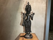 Vintage Tibet First Half Of The Twentieth Century, Statue Of Tara picture
