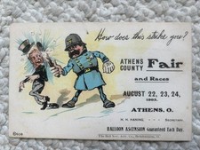 vintage Athens County Fair Ohio 1905 postcard picture