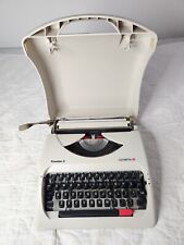Vintage 1995 Olympia Portable Typewriter Traveller C with Case Tested Working picture