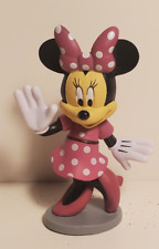DISNEY MINNIE MOUSE POLKA DOT OUTFIT CUTE POSE PVC FIGURE CAKE TOPPER FIGURINE picture