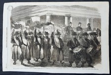 1861-65 Illustrated London News Antique x 5 Pages American Civil War Battles #7 picture