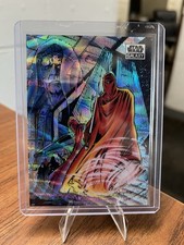 2021 Topps Chrome Star Wars Galaxy Wave Refractor The Emperor's Royal Guards /99 picture
