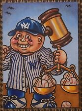 AARON JUDGE SKETCH CARD GPK x MLB PARODY (1/1) HAND DRAWN ARTWORK SP NY YANKEES  picture