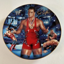 WWF Danbury Mint Kurt Angle Collectors plate - certified picture
