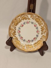 VINTAGE OVINGTON BROTHERS Handpainted Gold Rose Pattern 6