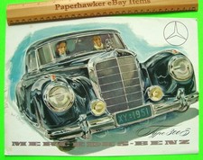 1952 MERCEDES BENZ 300S ROADSTER / COUPE USA DLX COLOR FOLDER BROCHURE wow XLNT picture