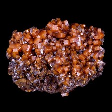 Exceptional Orange Wulfenite Plate Covered in Crystals - Los Lamentos, Mexico picture