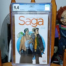 Saga #1 CGC 9.4 2012 First Printing Brian K. Vaughan Staples Image Comics picture