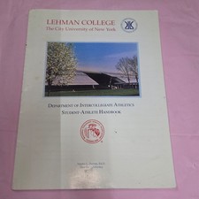 Lehman College CUNY Student-Athlete Handbook Circa 2002 NCAA Bronx NY picture