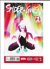 🔥 Spider-Gwen #1 NM 1st Solo Series Marvel April 2015 Key HTF picture