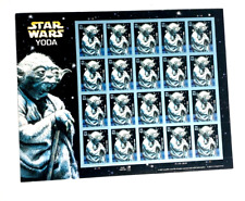 Vintage 2007 Stamps of Star Wars Yoda from the United States 20 each Unused picture