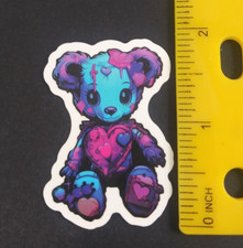 Cute Smiling Teddy Bear Sticker (AU) picture