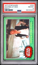 1977 STAR WARS #244 WAITING AT MOS EISLEY PSA 8 picture