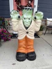 Frankenstein Monster Vintage Blow Mold Halloween Empire Rare Yard Decor picture