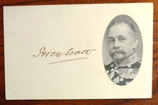 Admiral Sir Percy M. Scott (1853-1924) Autograph ~ Signed Photo Card picture