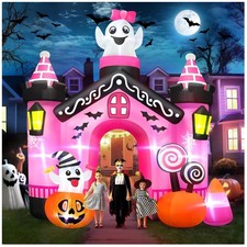 11 FT Inflatable Ghost Archway – Eye-Catching Halloween Decoration with Lights picture