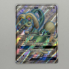 Drampa GX (Full Art) 142/145 Sm-Guardians Rising Holo - Pokémon Card LP picture