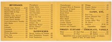 July 1935 Spencer's Cafe Diner Sandwich Coca Cola Menu Indianapolis Indiana picture