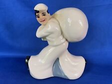 Vintage McCoy WWII Seamen's Navy Sailor Ceramic Savings Bank 