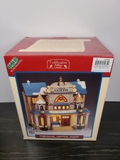 Porcelain 2000  Lemax Caddington Village DAVIS GAZETTE  Lighted and Boxed picture