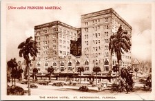 Mason Hotel, now Princess Martha, St Petersburg Florida- 1924 Albertype Postcard picture